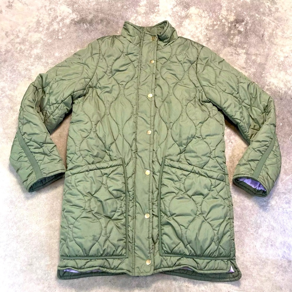 J. Crew S Tall Signature Puffer Jacket Superwarm with Primaloft